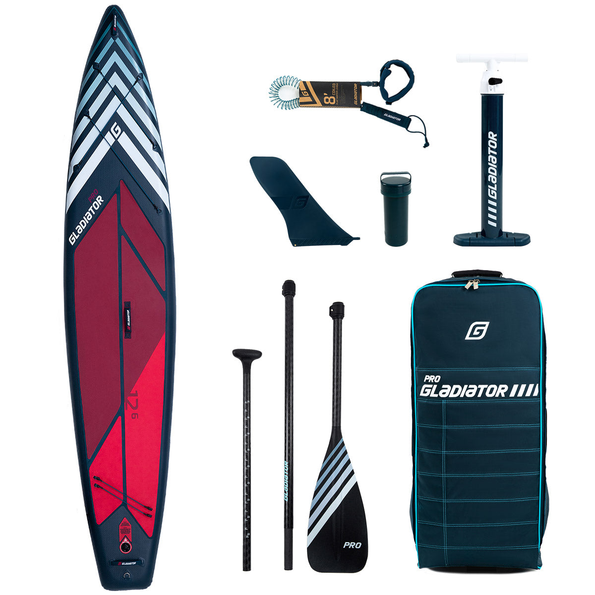 Gladiator Pro 12'6" x 30" Sport inkl. kolfiberpaddel image 0