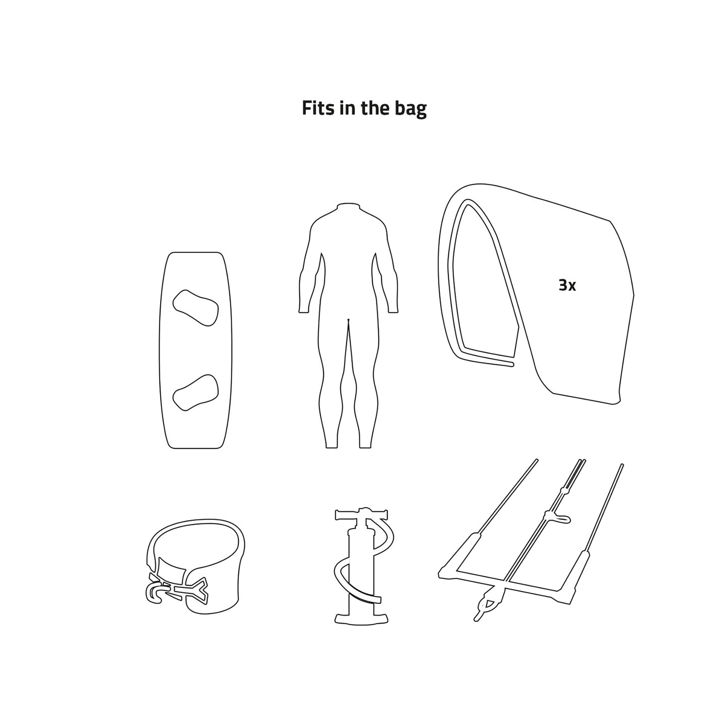 Prolimit Kitesurf Boardbag Golf Travel Light image 2