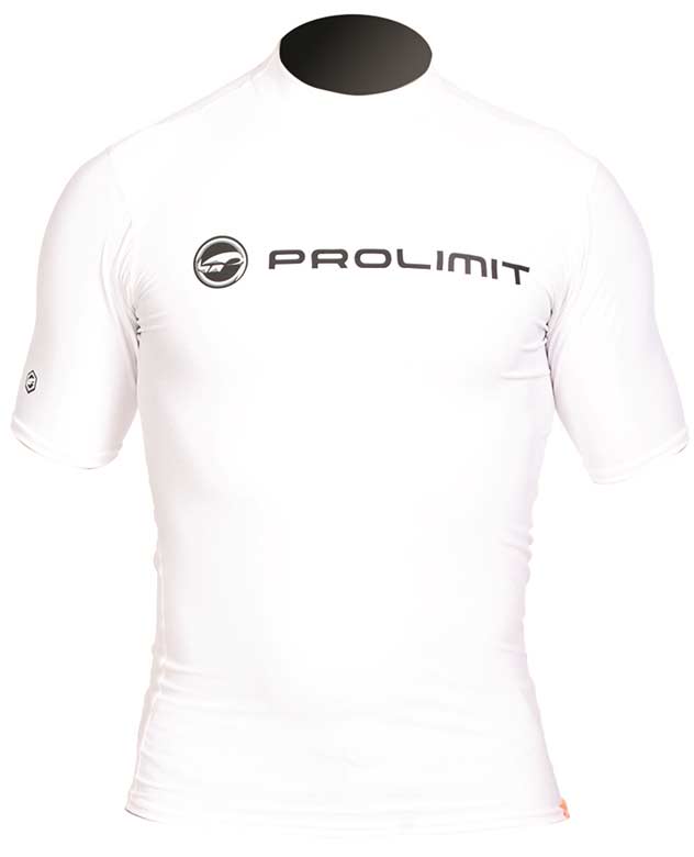 Prolimit Rashguard med kort ärm vit image 0