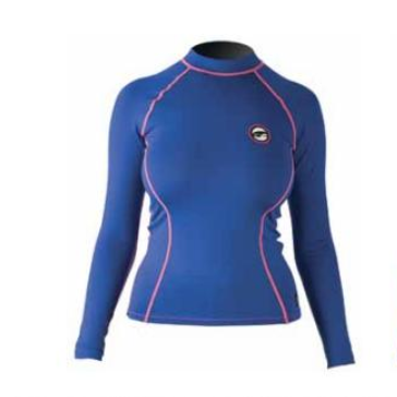 Prolimit Rashguard lång ärm dam Blå image 0