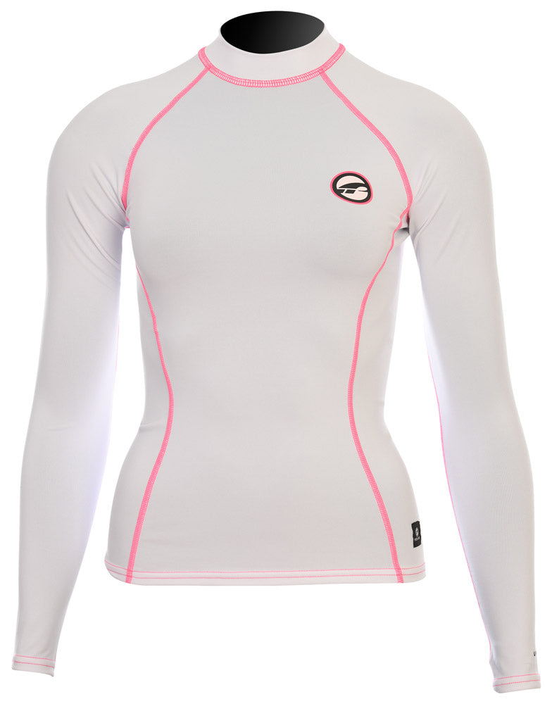 Prolimit Rashguard lång ärm dam Vit image 0