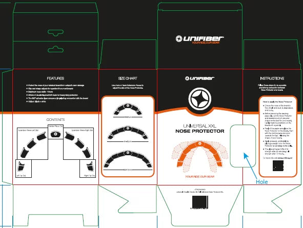 Modular Double Density 3M Självhäftande Nose Protector XXL image 3
