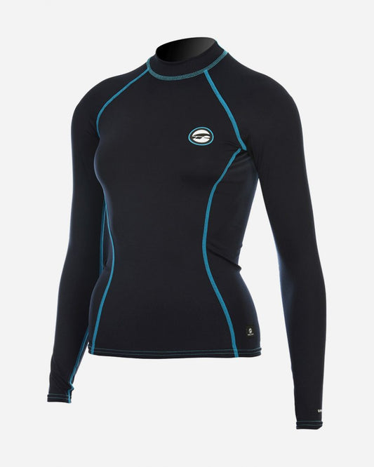 Prolimit Rashguard lång ärm dam svart image 0
